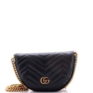 Gucci Gg Marmont Half Moon Flap #234782G17B